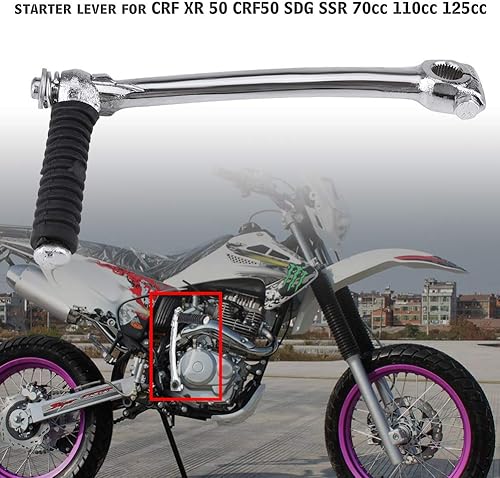 Gorgeri Kick Start Arbres Démarreur Kickstart pour Dirt Pit Bike CRF XR 50 CRF50 SDG SSR SDG 70cc 110cc 125cc - Poukt