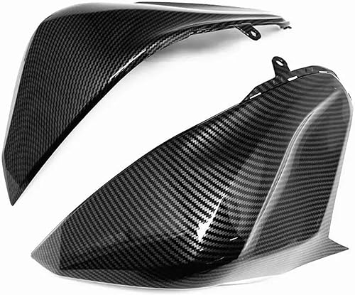 Pour KAWASAKI Z800 2013-2016 Kit de carénage de panneau de couverture latérale de réservoir d'essence de cadre de carrosserie de moto avant de couleur de fibre de carbone - Poukt