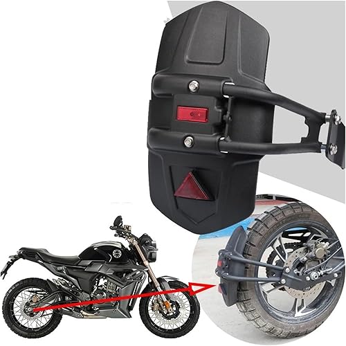 SonGxu Garde-Boue Moto pour ZONTES G1-125 pour ZT125 Z2 pour ZT125-U U1 Accessoires Moto Garde-Boue Arrière Garde-Boue Garde-Boue Roue Arrière (Couleur : A) - Poukt