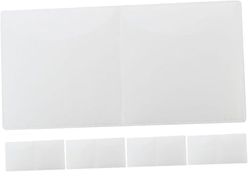 Gatuida 5pièces Autocollants Statique Pour Pare-brise Film Transparent Réutilisable Protection Rayures Dégâts Pour Inspection Annuelle Affichage Informations Véhicule - Poukt