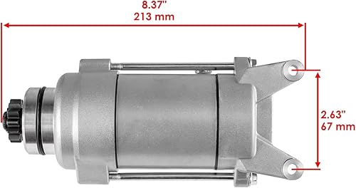 Moteur Démarreur Électrique Moto Démarreur Compatible pour XVS11 pour XVS1100 pour V-Star 1100 pour Custom pour Silverado 1999-2009 5EL-81890-00-00 / 5EL-81890-01-00 Moto Moteur De Démarreur - Poukt