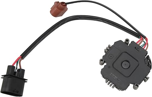 Module de ventilateur de refroidissement de moteur, module de commande de ventilateur de refroidissement de radiateur 3C0959455F Remplacement d'accessoires de voiture ABS pour A3 TT - Poukt