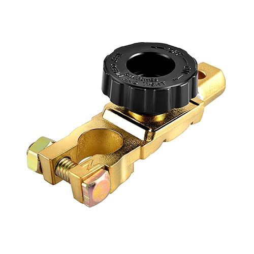EnRise Arrêt rapide Interrupteur isolateur de batterie 12 V/24 V négatif laiton Borne de batterie Connecteur de batterie - Poukt