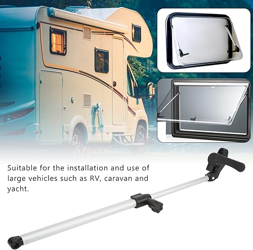 Vérin de lève-vitre de caravane, tige de support de fenêtre de camping-car en alliage d'aluminium antirouille antioxydant télescopique 1 paire 310‑435 mm pour camping-car pour remorque - Poukt