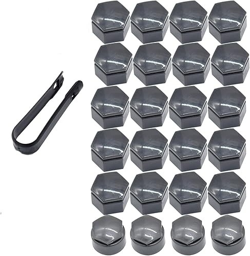 URPIZY Lot de 24 cache-écrous universels de 22 mm avec outil de démontage pour boulon de verrouillage 2010-2017 - Poukt