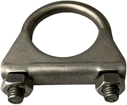 Boltza Collier de serrage universel en U de style selle en acier inoxydable W4 36 mm, colliers d'échappement robustes avec écrous x4 - Poukt