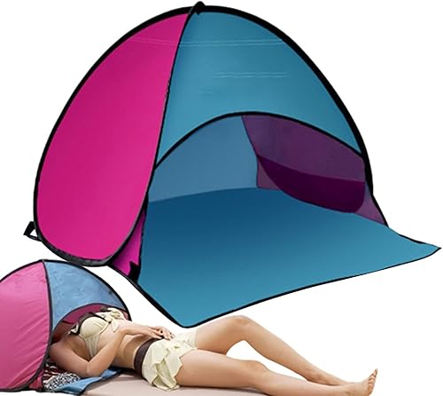 Toit d'ombrage pour chien - Protection solaire Head PopUp Canopy - Mini pare-soleil portable et coupe-vent avec support pour téléphone portable pour camping, pique-nique - Poukt