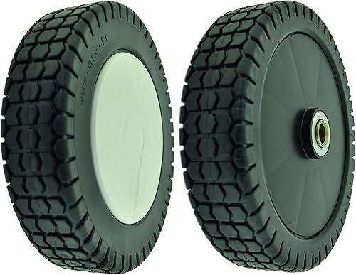 GREENSTAR - Roue Complète + Enjoliveur pour Tondeuse Honda - Roue de Traction Sur Roulement À Billes pour Remplacement Roue Originale Honda - Diamètre 200 mm/Alésage 12,75 mm - Poukt