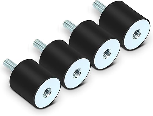 Supports D'isolateur en Caoutchouc D'amortisseur M8, Bobines de Bateau de Voiture de Silentblock Anti-vibration de Supports en Caoutchouc(VD30*30 M8*23) - Poukt