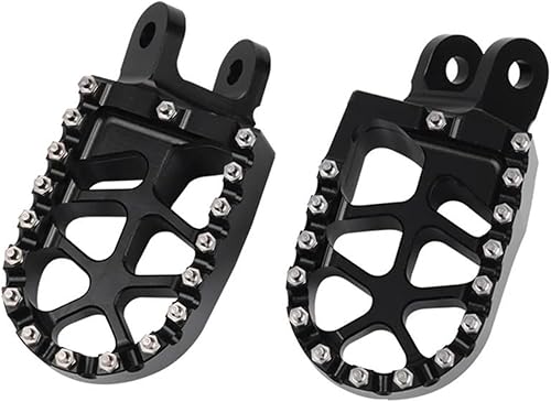 GTATNDAJ Support pédale Moto Repose-Pieds Moto Repose-Pieds Repose-Pieds Pièces Pédale pour Honda Transalp 600 XL600V XL600 XL 600 V 600 V 1987-1999 Support de Pied(Black) - Poukt