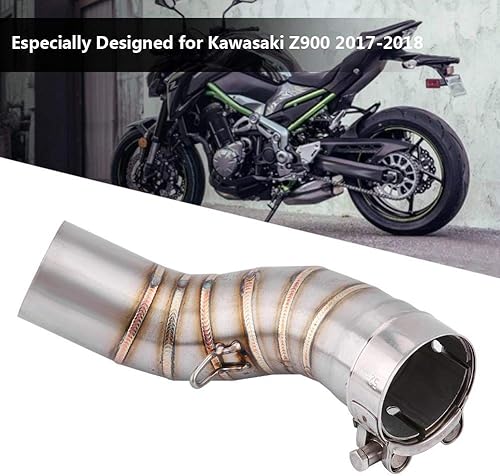 KIMISS Système D'échappement Complet Lien de Tuyau Intermédiaire Connect de Moto pour Z900 2017-2018 - Poukt