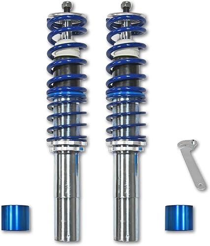 JOM 741088 Suspension combiné fileté BlueLine Réglables - Amortisseurs filetés - Tuning Kit Complet - Qualité Allemande - Poukt