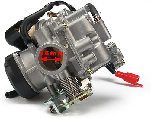 Moto CVK26 CVK 26MM Carburateur Carb Remplacement Compatible avec tous les Moto Scooters ATV GY6 150-250CC 200CC Moto Universel Dirt Bike - Poukt