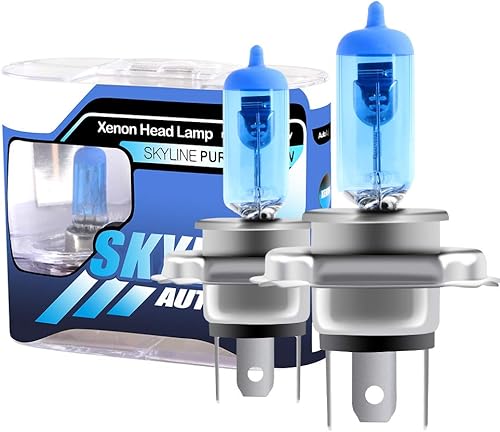 Teguangmei 2pcs H4 55/60w Super Brillant Blanc 5000K Halogène Au Xénon Ampoule De 12V Voiture Phare Antibrouillard Remplacement de la Lampe - Poukt