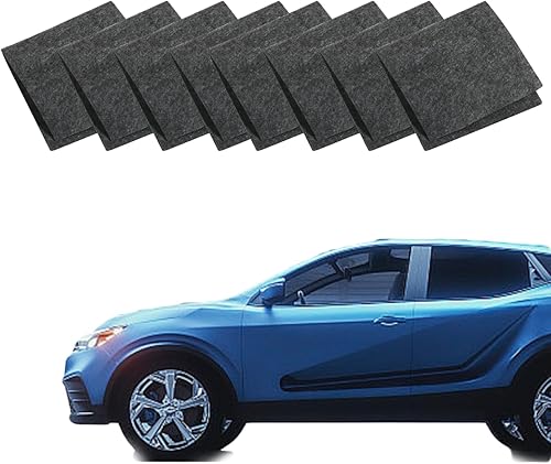 8 Pack Chiffon Nano Sparkle pour Rayures Voiture, Chiffon Magique Nano Multi-Usage, 2024 Upgrade Chiffon Anti Rayures pour Réparation de Petites Rayures sur Voiture (Noir Gris, 20x10cm) - Poukt