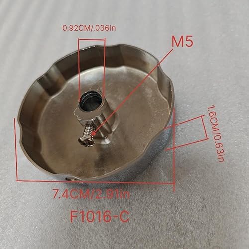 SMZhomeone Bouton de contrôle de baignoire esthétique plaqué chrome conçu pour régler facilement le débit d'eau lors des problèmes de débordement (F1016-C) - Poukt
