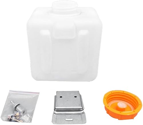 pQirnvIL Réservoir de carburant carré de 2,5 l avec couvercle pour voiture, camion, caravane, réservoir d'huile - Poukt