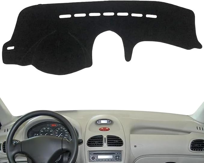 LYHH Caches pour Tableaux de Bord pour Peugeot 206 206+ 206cc 206sw CC SW 1998~2012, Antidérapant Anti-Exposition Couverture de Tableau de Bbord, Protecteur de Tapis de Tableau de Bord - Poukt