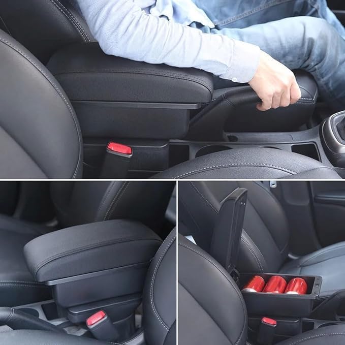 gxybr Accoudoir Central pour Nissan Juke 2010 2011 2012 2013-2019, Accessoire Console De Rangement Et Repose-Bras avec Compartiment Organiseur - Poukt
