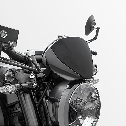 TAZGANTAX Capot de carénage Avant supérieur de Moto Phare Pare-Vent Masque Avant Capot de Protection de Nez Compatible avec Tri-umph Trident 660 Trident660 Trident-660 2021 2022 2023 (Noir) - Poukt