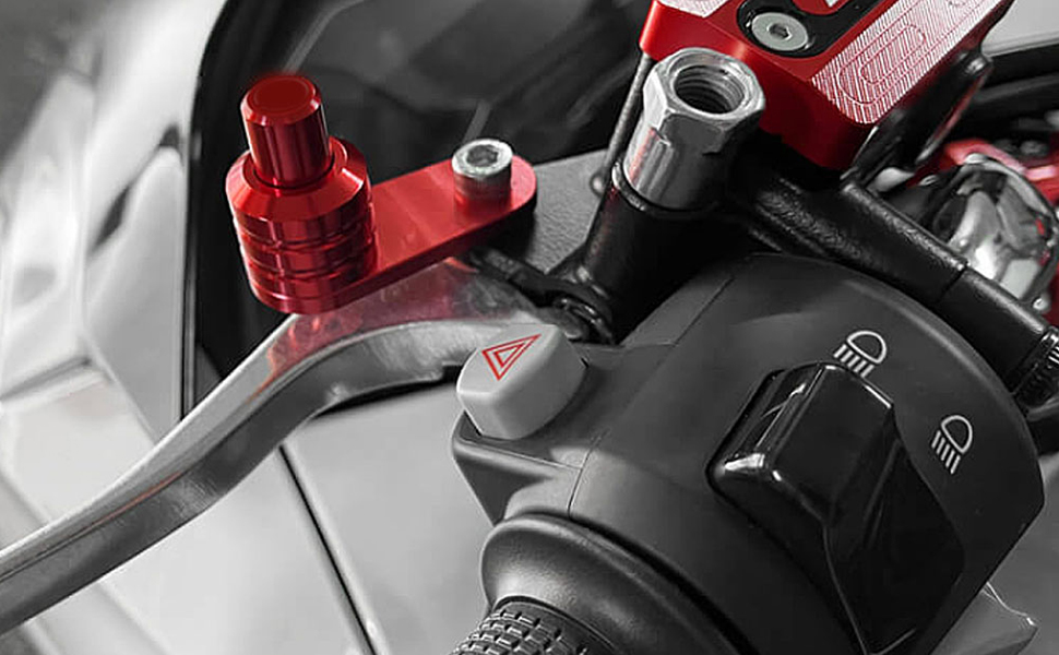 Motorcycle Brake Lever Parking Button