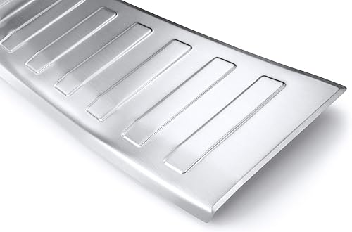 tuning-art BL940 Protection de seuil de Chargement pour Peugeot 508 SW 2010-2018, Couleur:Argent - Poukt