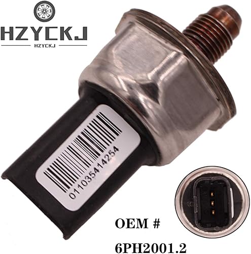 HZYCKJ Capteur de pression de rampe d'alimentation OEM # 6PH2001.2 6PH2001 pour Bmw Mini Cooper S R55 R56 R57 R58 R59 Clubman Roadster 1.6 - Poukt