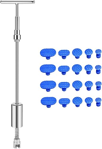 MENQANG Outil Débosselage sans Peinture Kit de Suppression de réparation de dent sans Peinture 36pcs Outils de réparation de dent de Voiture Professionnelle Kits d'extracteur de Pont - Poukt