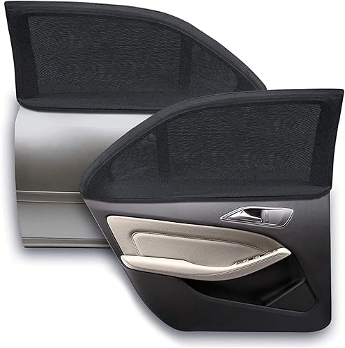 ZBYFCLK 4 Pièces Pare Soleil Voiture bébé pour Renault Clio III/5-türer (Bj.2006-2012),fenêtre latérale de Voiture Anti-moustiquaire Chaussette Voiture Soleil Bloquer Les Rayons UV - Poukt