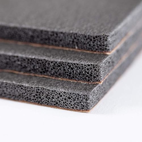 Noico Rouge 4 mm 3.4 mètres carrés Insonorisation Thermique pour Voiture, Isolation phonique, matériau à cellules fermées Auto-adhésif (Mousse PE) - Poukt