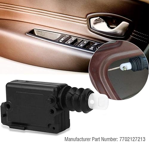 Broco Actionneur Verrouillage Serrure Central pour Clio 2,Moteur de verrouillage de porte de l'actionneur 2 broches pour Renault Megane Scenic Clio 2,OE 7702127213 - Poukt