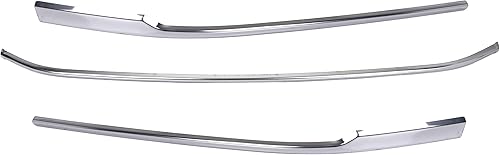 INLY Lot de 3 baguettes de pare-chocs avant en acier inoxydable chromées compatibles avec Passat B8 (à partir de 2020) - Poukt