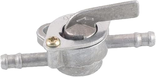 ihreesy Interrupteur de Carburant 6mm, Aluminium Robinet d'Essence Moto Valve de Robinet à Essence Ligne de Carburant Pompe À Gaz Vanne Commutateur Universel pour Moto Scooter Velomoteur Cyclomoteur - Poukt