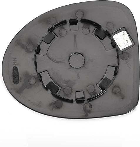 A ABSOPRO Verre De Rétroviseur Latéral Droit De Remplacement Avec Plaque De Support Asphérique Chauffée En Verre Blanc Pour Renault Twingo 2007-2009 Pour Renault Thalia 2000-2014 - Poukt