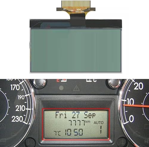 ZAMETTER Écran LCD pour Fiat Pu-ntos Gra-nde Pu-nto Fi-orino L-inea Tableau de bord LCD D pour tableaux de bord de voiture pour 2003-2020 - Poukt