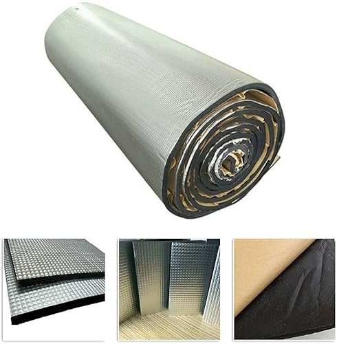 Lot de 5 tapis d'insonorisation pour compartiment moteur, épaisseur 7 mm, pour une isolation efficace - Poukt