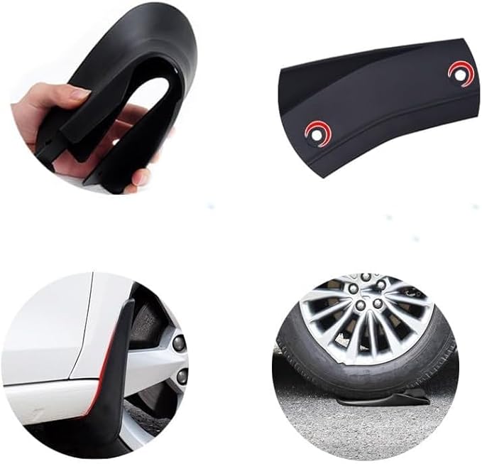 Auto Bavettes pour BMW X3 E83 2005-2010, Voiture Avant Arrière Garde-Boue, Pas de perçage nécessaire Accessoire - Poukt