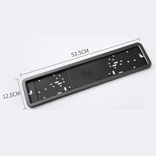 MEDAPI Lot de 2 Support Plaque Immatriculation Voiture pour Audi Q3 F3 2018-2025, Porte Supports Plaque D'immatriculation sans Cadre Accessoire - Poukt