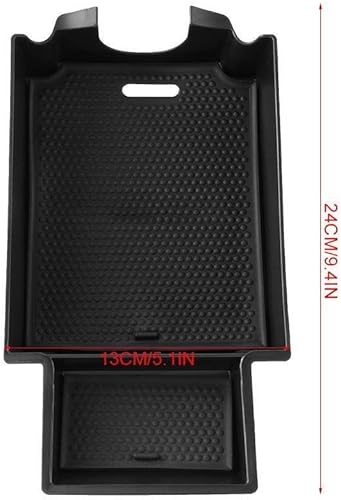 Broco Boîte de rangement Accoudoir Container gauche for Mercedes Benz A/B/CLA/GLA Classe W176 W246 X156 C177 - Poukt