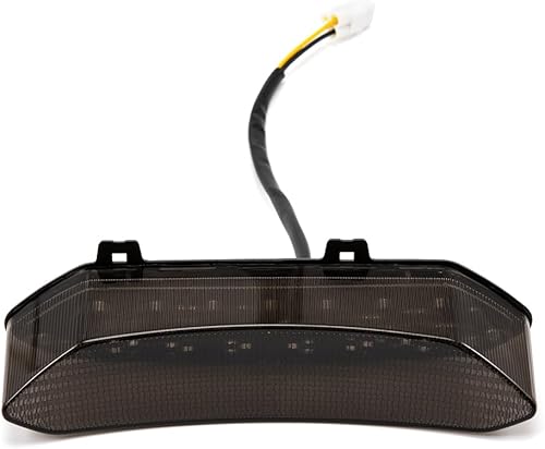 APEBAZY Feu arrière moto clignotant avec E Marker Feu arrière moto signal de freinage Feu arrière VTT Beach Bike Feu arrière à LED pour Raptor 700 2006-2018 - Poukt