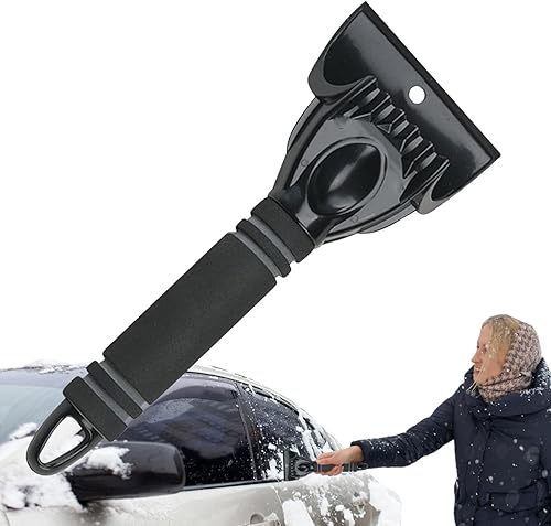 Grattoirs à Glace pour Pare-Brise de Voiture, grattoir à Neige et à Glace pour véhicule, grattoirs à Glace Portables pour Pare-Brise de Voiture pour gratter Le Givre et la Glace, pour Pare-Brise - Poukt