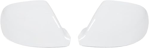 HUONIU Coque de rétroviseur 7E1857527F Carbone pour véhicules avec design T5.1, T6, T6.1, lot de 2 (Blanc) - Poukt