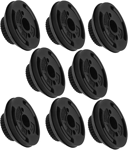 EMSea Lot de 8 clips de capot de moteur de voiture 013711 0137F6 compatibles avec Peugeot 206 207 306 307 406 607 Compatible avec Citroën C1 C4 C8 Noir - Poukt