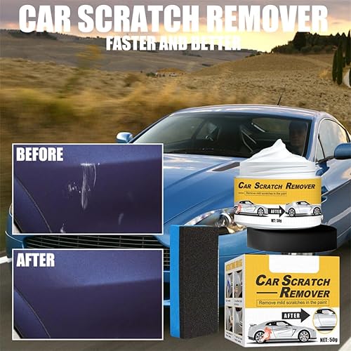 Scratch Repair Kit Cream, Auto Rubbing Scratch Remover, Car Polishing Compound, Scratch Remover Paste Car Wax Removes Scratches And Stains Restores Shine To Dull Finishes (3 Sets) - Poukt