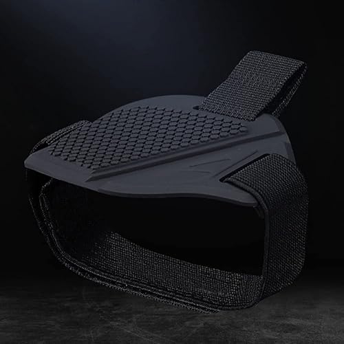 ihreesy Protection de Levier de Vitesse de Chaussures de Moto, Protecteur de Bottes de Moto en Caoutchouc Antidérapante Tapis de Vitesse de Moto Protection de Changement de Vitesse de Moto,Noir - Poukt