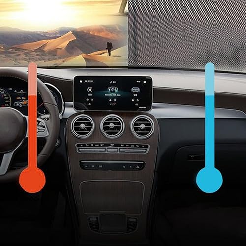Store Automobile Rétractable pour Fenêtre | Store Latéral Anti-UV pour Fenêtre De Voiture | Pare-Soleil pour Pare-Brise Et Vitres De Camion Berline Et RV - Poukt
