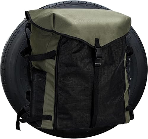 Rosixehird Pneu Secours,Sac Poubelle Voiture pour Montage Roue Secours - Pneu SecourGrancapacité pour Wranglers JK JKU U, Rangement Universel - Poukt
