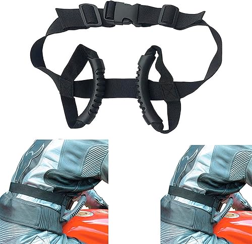 Poignées de Sécurité Moto pour Enfants et Passagers Ceinture de Sécurité Réglable Anti-Chute pour Vélo Scooter Motocyclette - Poukt