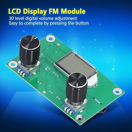 Walfront Module Récepteur Radio Numérique Module Récepteur Radio FM sans Fil Émetteur Audio Numérique Stéréo avec écran LCD 50Hz-18KHz - Poukt