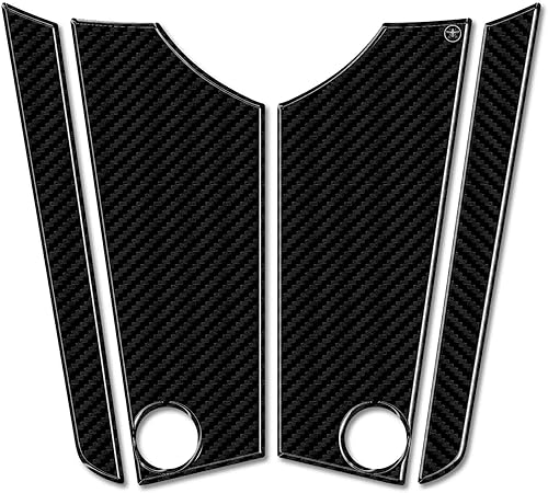 labelbike - Autocollant Résine 3D Décoration et Protection Moto Marchepied Central Scooter compatible avec Kymco Ak550 - Poukt